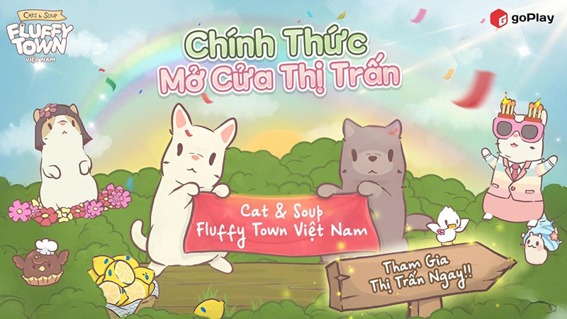 Cats & Soup: Fluffy Town gây bão ngày đầu ra mắt - Chính thức chiếm top 1 free game trên App Store