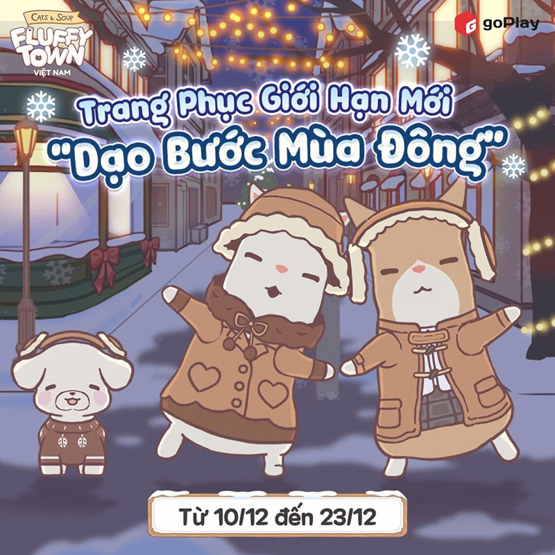 Cats & Soup: Fluffy Town đón giáng sinh cùng chuỗi hoạt động đặc biệt và trang phục mới toanh