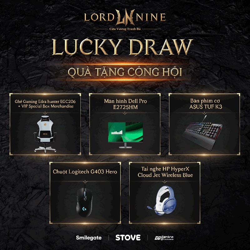 [Tiêu đề] LORDNINE "chơi lớn" vung gần 200 triệu đồng phát quà cho game thủ nhân dịp ra mắt server mới Helena!