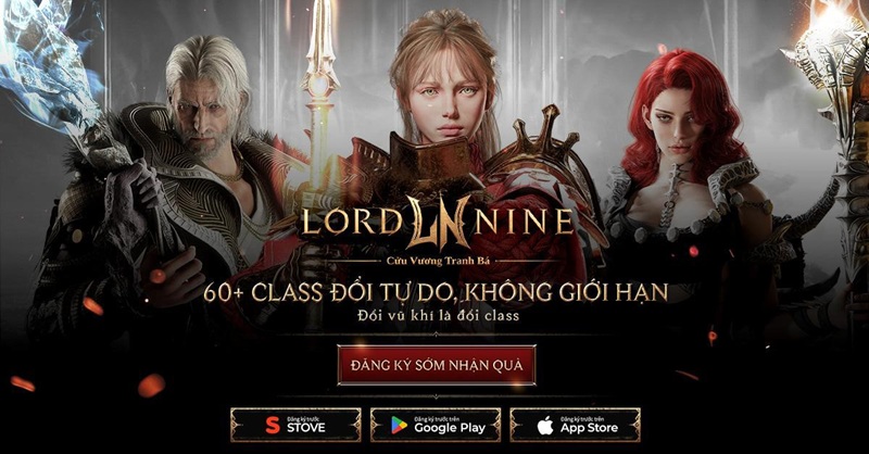LORDNINE Mở Tải Trước: MMORPG "Khủng" Cán Mốc 1 Triệu Đăng Ký