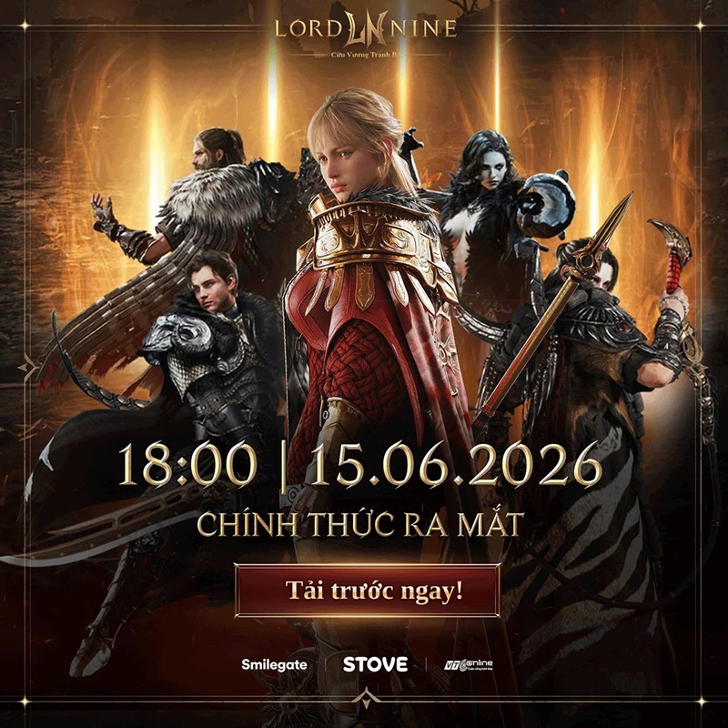 LORDNINE - Cửu Vương Tranh Bá chính thức ra mắt tại Việt Nam