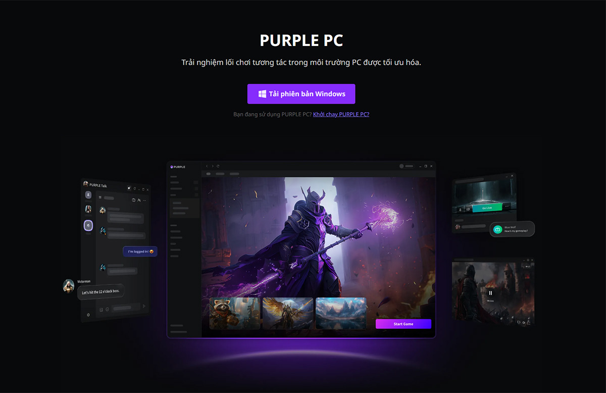 Đa nền tảng, công thành và khái niệm công nghệ cho kẻ thống trị trong Lineage W thông qua PURPLE