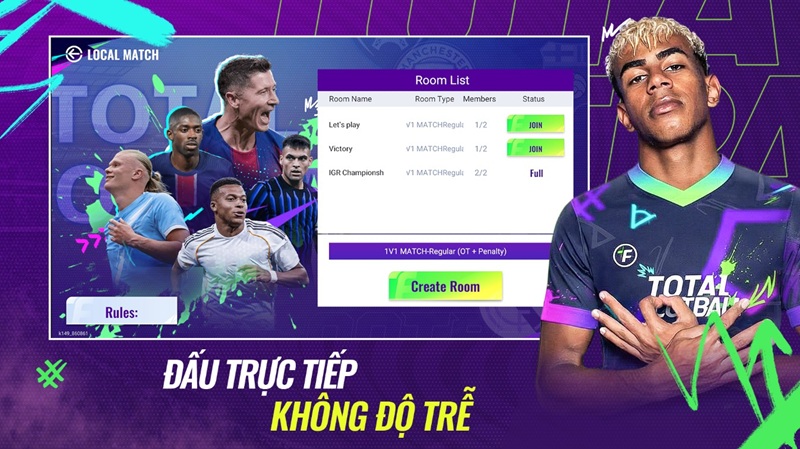 Total Football VNG đang Closed Beta – Game mô phỏng nhưng được tự do điều khiển cầu thủ