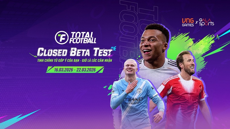 Total Football VNG đang Closed Beta – Game mô phỏng nhưng được tự do điều khiển cầu thủ