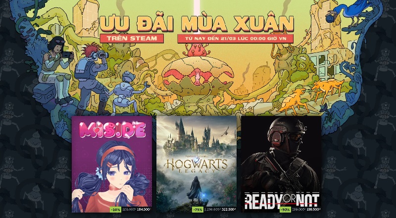 Steam Spring Sale chính thức bắt đầu