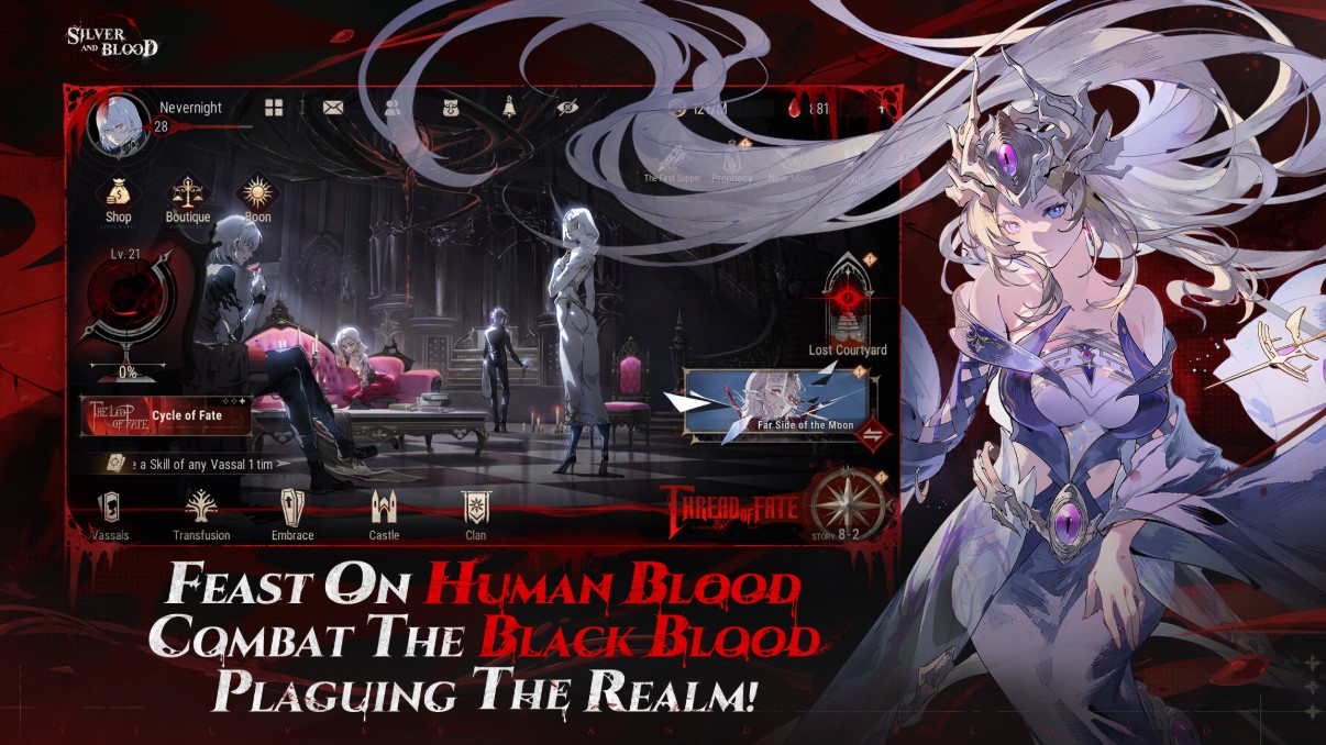 Silver and Blood chính thức ra mắt toàn cầu: Khám phá thế giới ma cà rồng Minexus