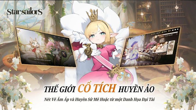 Bom tấn JRPG anime Star Sailors từ Com2uS chốt lịch ra mắt toàn cầu, có hỗ trợ Tiếng Việt