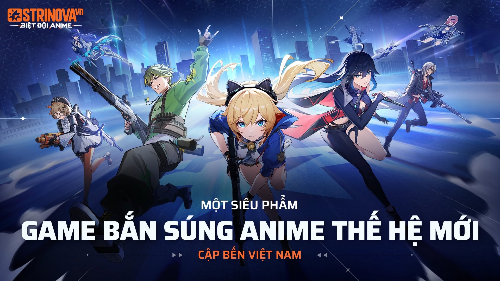 Gzone chính thức phát hành game bắn súng anime đa chiều Strinova tại Việt Nam
