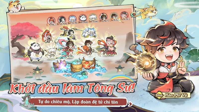 Ta Làm Tông Sư Trong Tiên Môn – Game mobile tu tiên kinh doanh mạnh nhất năm 2025 mở đăng ký trước