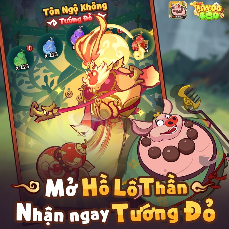 Tây Du Béo VNG tựa game chiến thuật, rảnh tay vượt ải chính thức ra mắt 