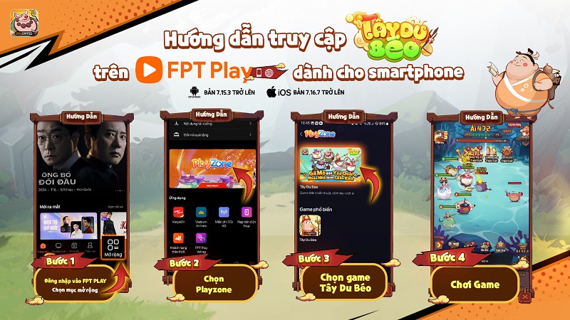 Tây Du Béo VNG chính thức trình làng tại FPT Play