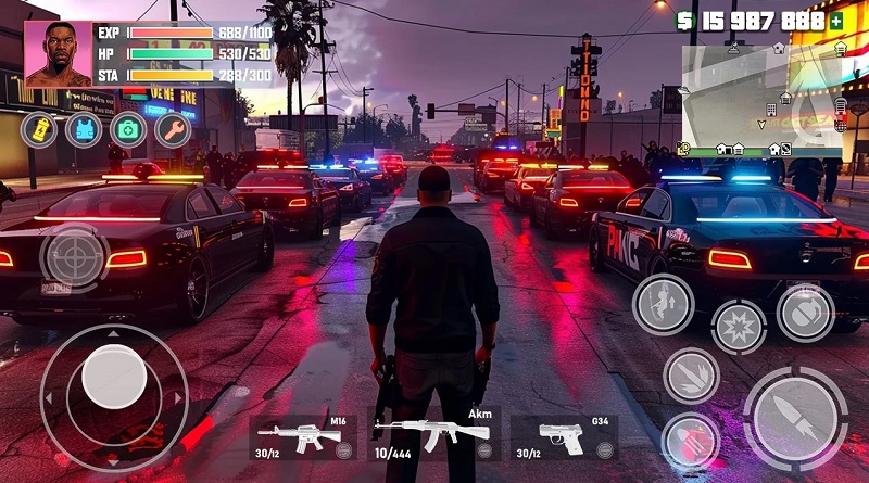 Trải nghiệm cuộc sống giang hồ với Thug Fighter Grand City - Tựa game thế giới mở kiểu GTA mới