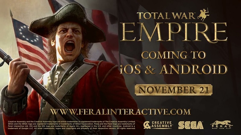 Total War: EMPIRE chuẩn bị có mặt trên Android and iOS sau hơn 15 năm ra mắt