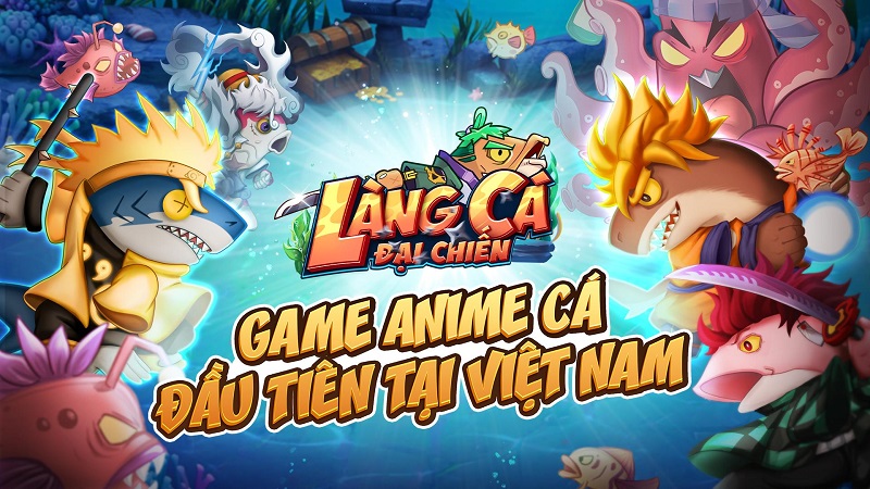 X-Fish: Làng Cá Đại Chiến chính thức ra mắt: Khi cả thế giới Anime tái sinh trong hình hài những chú Cá