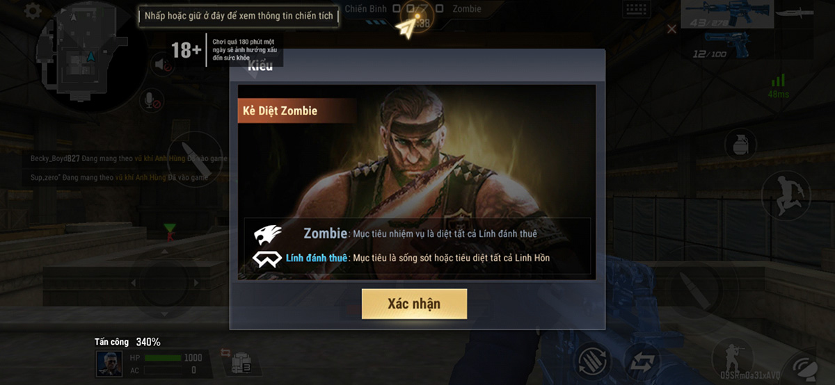 Zombie mode - Niềm tự hào độc đáo của Crossfire: Legends