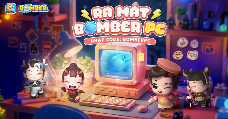 Bomber PC chính thức ra mắt: tái sinh ký ức Boom Online, rinh ngay skin FREE độc quyền