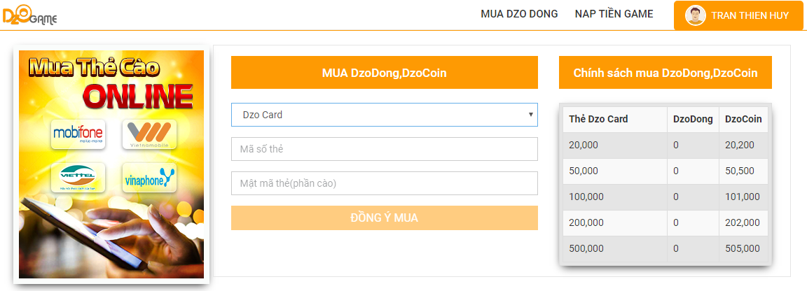 Yulgang Hiệp Khách Dzogame VN - Giới thiệu Ví Dzogame Hình 6