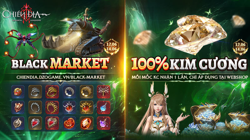 [12.06 - 14.06] Black Market + 100% KC