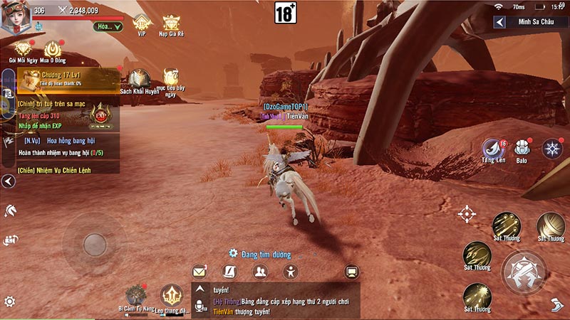 Chiến Địa Mobile đỉnh cao game nhập vai hành động mở bát làng game Việt đầu năm 2024 2