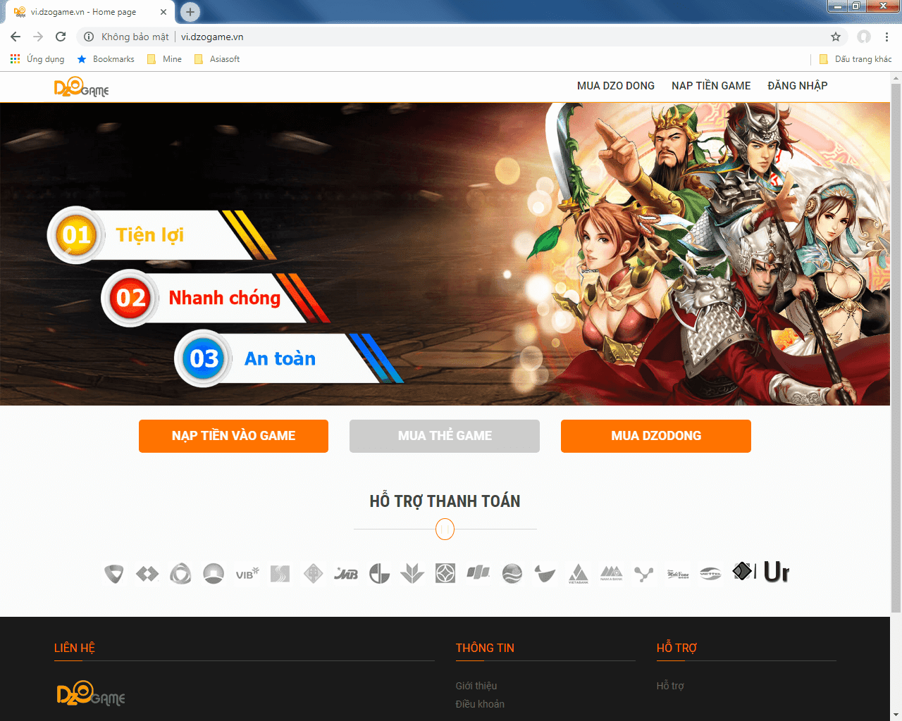 Yulgang Hiệp Khách Dzogame VN - Giới thiệu Ví Dzogame Hình 1