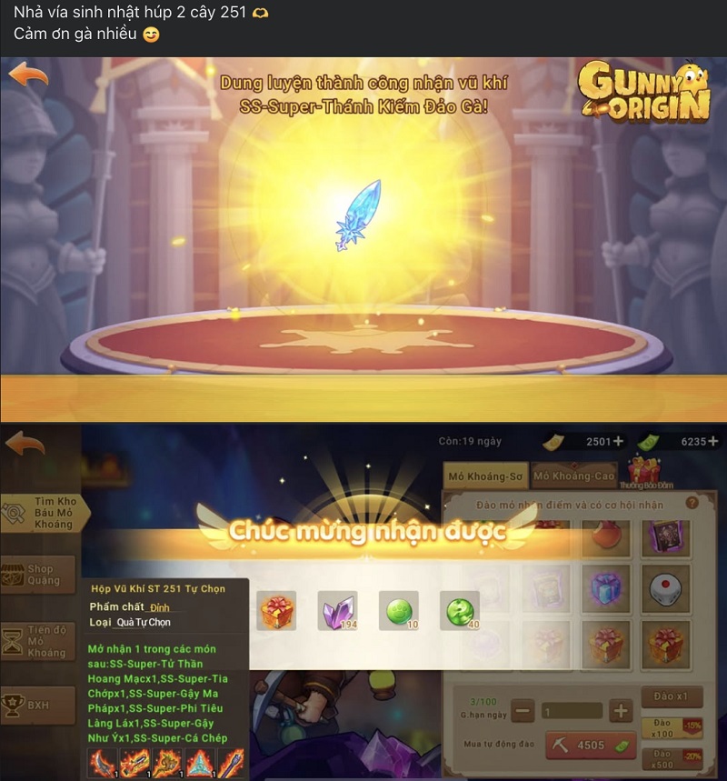 Gunny Origin "Thiên Hà Rực Rỡ" - Tổng kết sinh nhật 3 tuổi đầy mãn nhãn