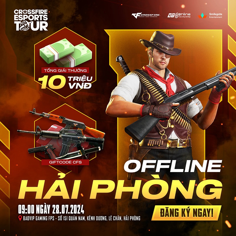 Hải Phòng - Lần đầu trong tầm ngắm Crossfire eSports Tour 2024