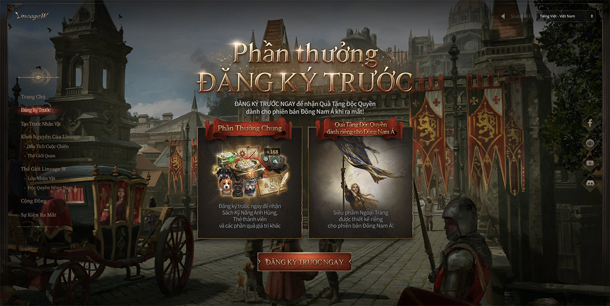 Lineage W chính thức mở đăng ký trước – khởi đầu cuộc đua sức mạnh của game thủ