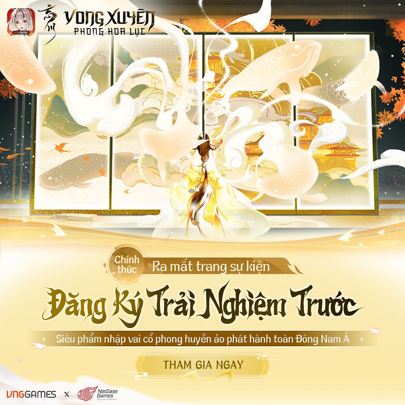 NetEase phối hợp cùng VNGGames công bố siêu phẩm game nhập vai đậm chất điện ảnh, âm nhạc, nghệ thuật - Vong Xuyên Phong Hoa Lục