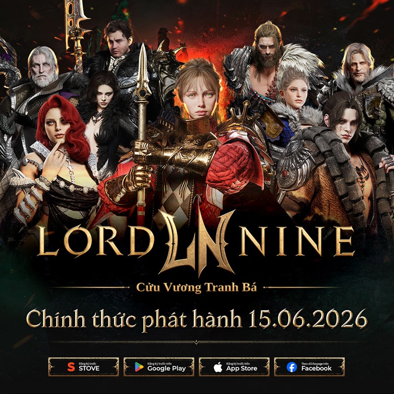 LORDNINE Mở Đăng Ký Sớm, Tung Chuỗi Sự Kiện với phần thưởng đến 70 Triệu Đồng Trước Thềm Ra Mắt