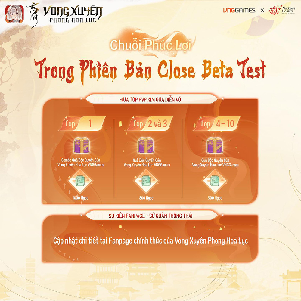 Siêu phẩm cổ phong Vong Xuyên Phong Hoa Lục chính thức mở Closed Beta