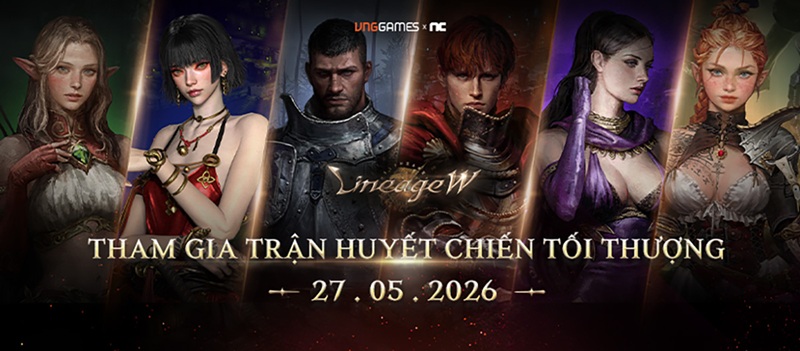 Lineage W mở tải game trước, tiến về ngày ra mắt với khí thế mạnh mẽ