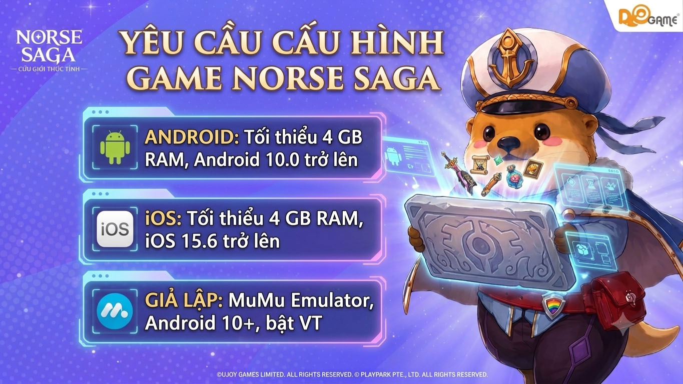 Norse Saga: Cửu Giới Thức Tỉnh chính thức ra mắt Đông Nam Á – Game thủ Việt sẵn sàng chinh phục Cửu Giới