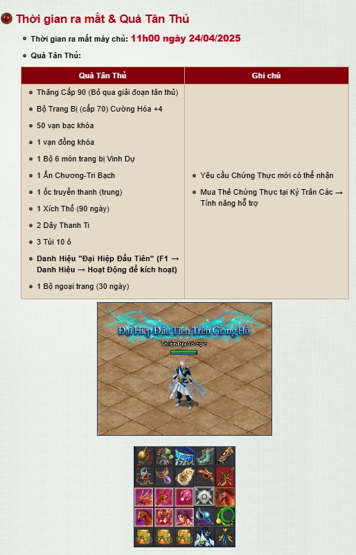 Kiếm Thế VNG khai mở máy chủ Phi Long Tại Thiên, hành trình tranh bá mới cho những anh hùng hoài niệm