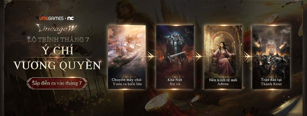 Cuộc chiến vương quyền Lineage W sẽ cực hấp dẫn với nguồn lực từ nền kinh tế Adena
