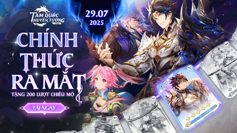 Tam Quốc Huyễn Tướng Vng Chính Thức Ra Mắt Toàn Đông Nam Á